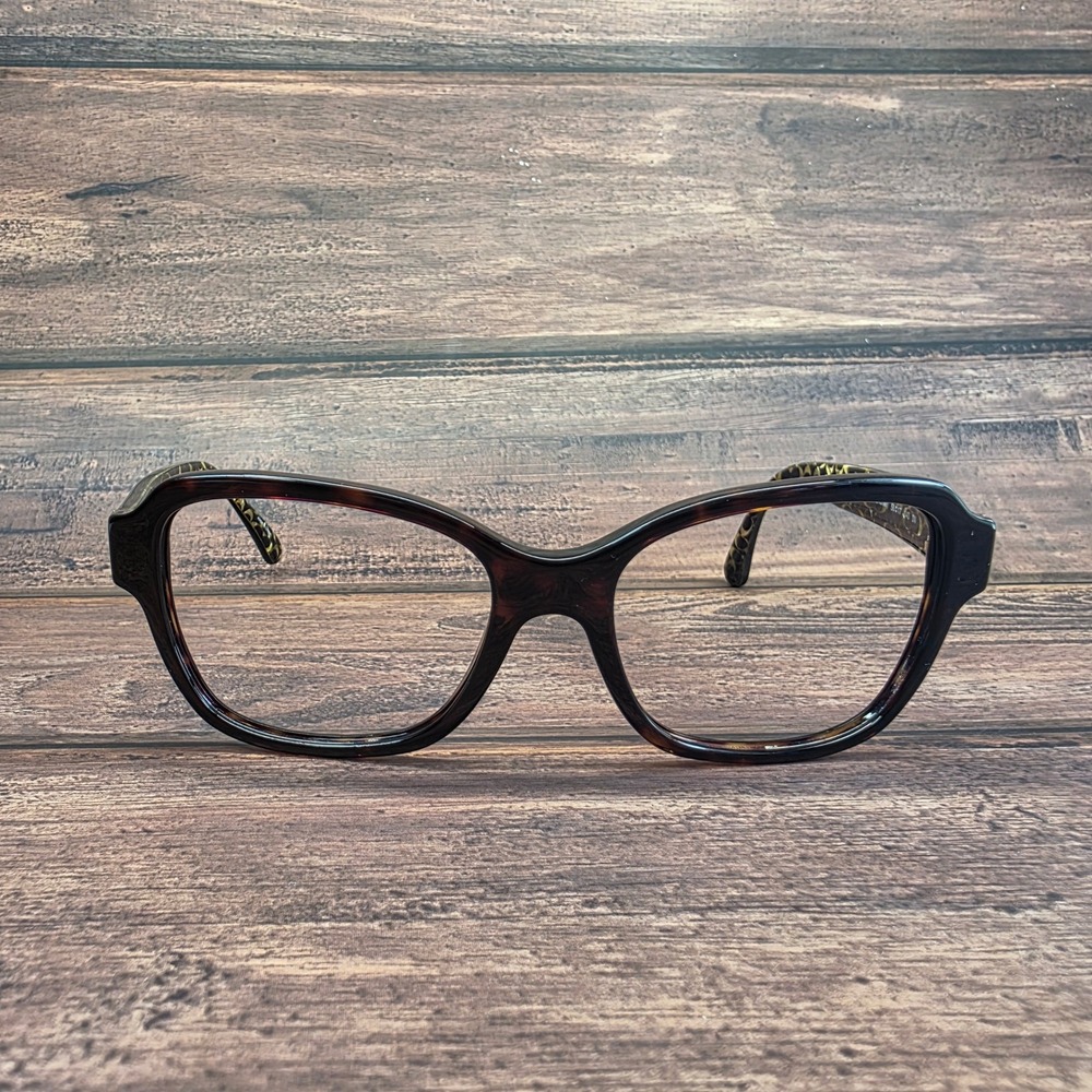 Coach HC 8232 L1010 Dark Tortoise Square Eyeglasses Frames 56-17-140 550713